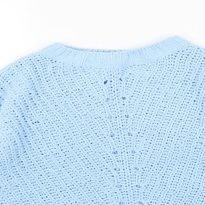 Womens UK Size S H&M Blue Pullover Jumper