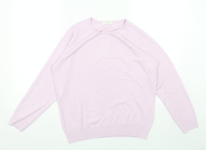 Womens UK Size 14 Marks and Spencer Purple Pullover Jumper