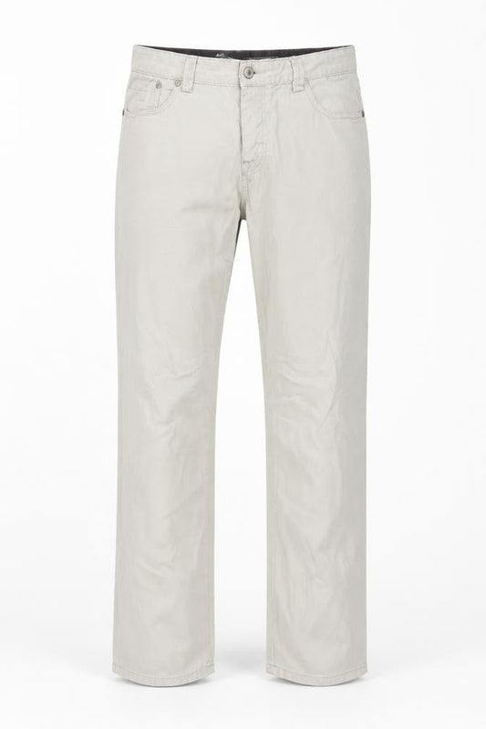 Mens UK Size 32 in Easy Regular Fit Straight Beige Jeans