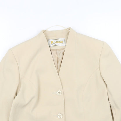 Womens UK Size 14 Roman Beige Jacket