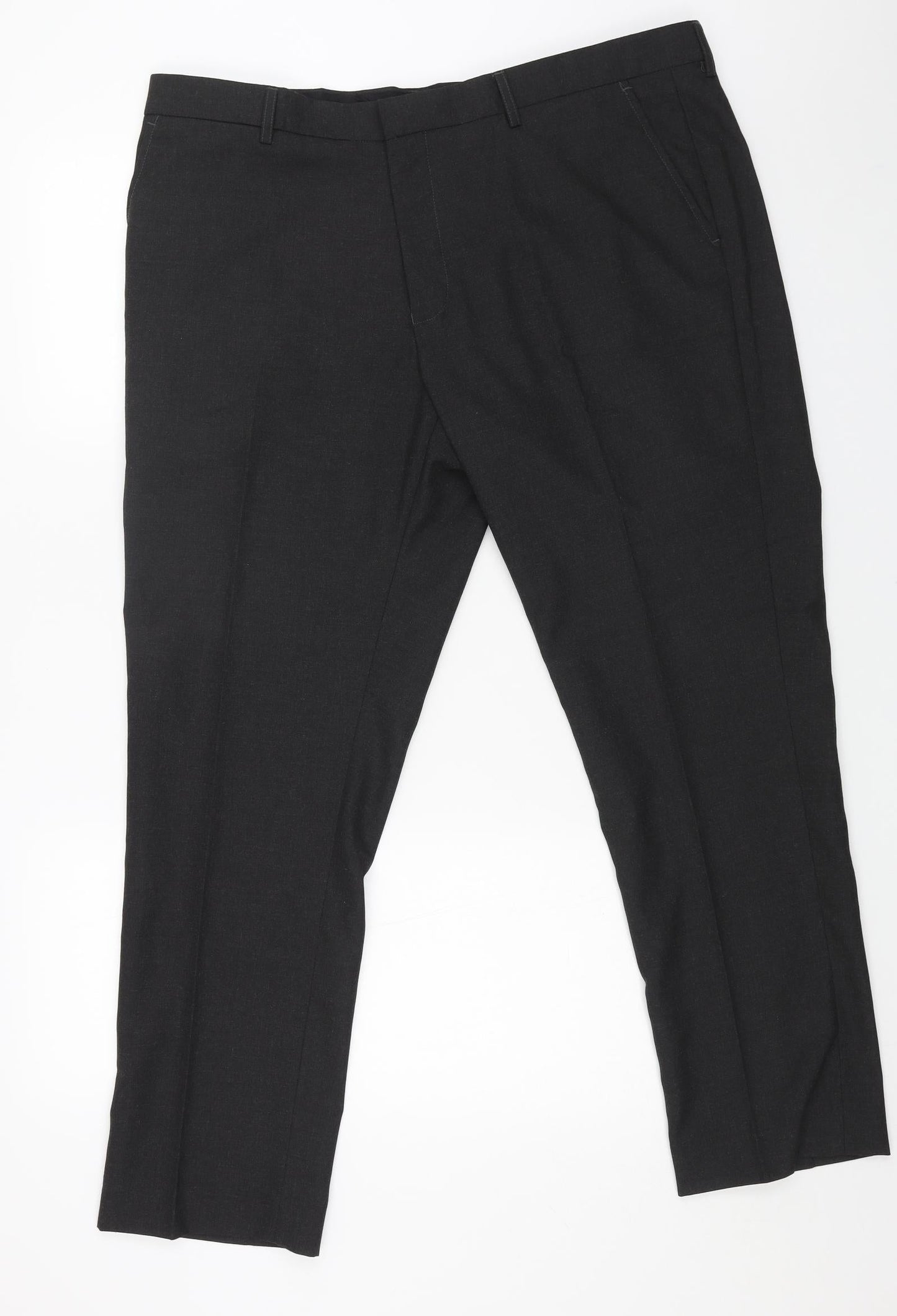 Mens UK Size 40 in Williams Regular Fit  Grey Trousers