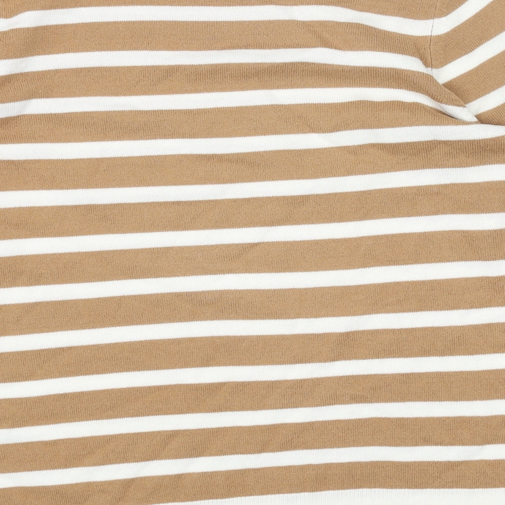 Womens UK Size 12 Marks and Spencer Beige Pullover Jumper