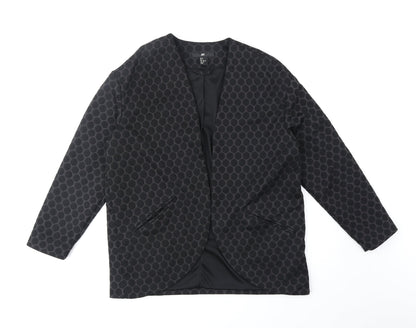 Womens UK Size S H&M Black Jacket