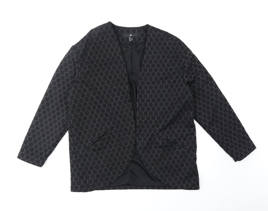 Womens UK Size S H&M Black Jacket