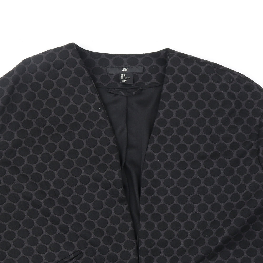 Womens UK Size S H&M Black Jacket