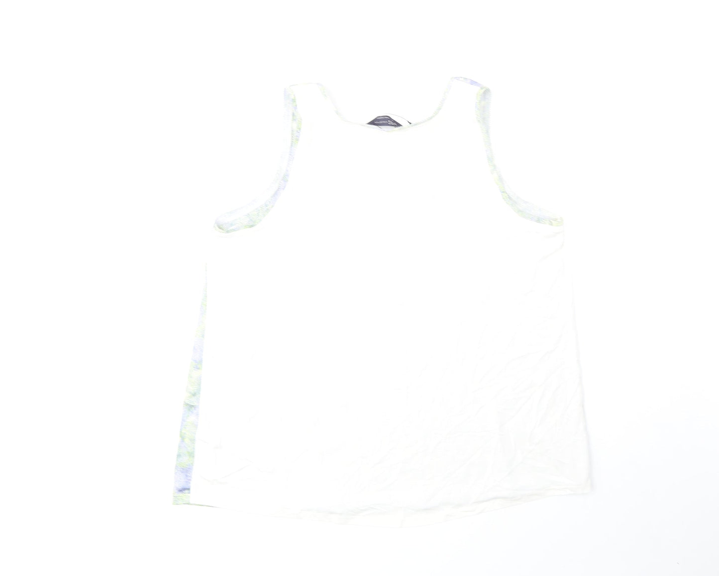 Womens UK Size 12 Marks and Spencer Green Basic Tank