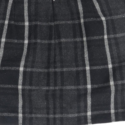 Gap Womens Black Plaid Polyester Straight & Pencil Skirt Size 6 Zip