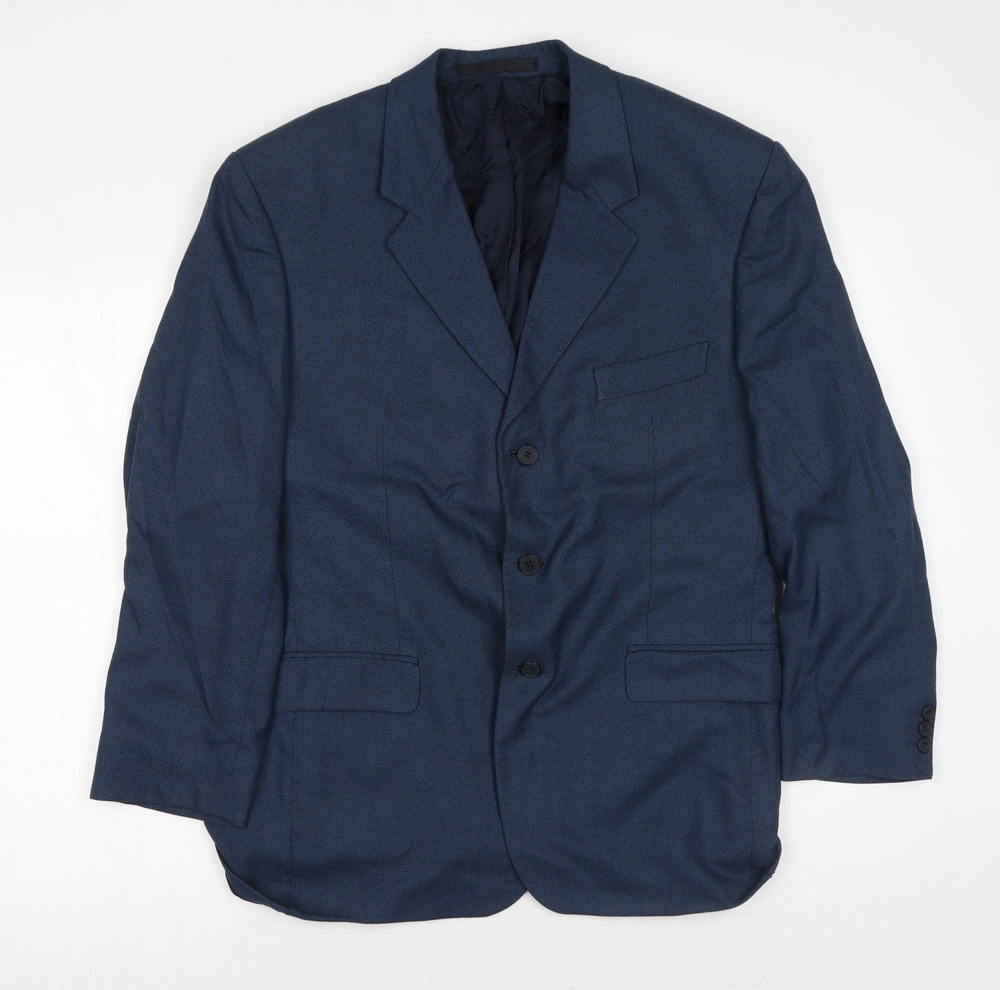 Mens UK Size 42 Preworn Regular Blue Suit Jacket
