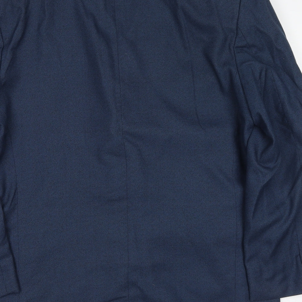 Mens UK Size 42 Preworn Regular Blue Suit Jacket