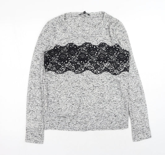 Womens UK Size 6 NEXT Grey Pullover Jumper
