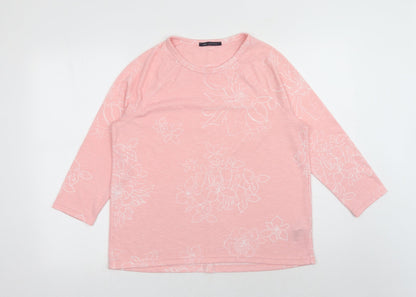 Womens UK Size 14 Marks and Spencer Pink Basic Blouse