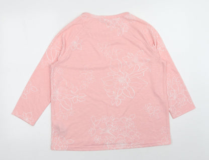 Womens UK Size 14 Marks and Spencer Pink Basic Blouse
