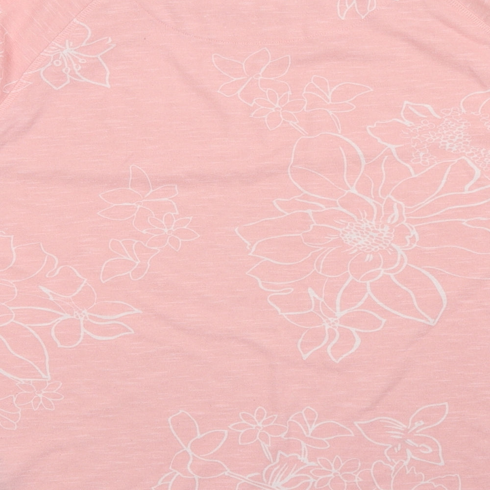 Womens UK Size 14 Marks and Spencer Pink Basic Blouse