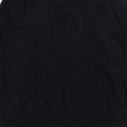 George Womens Black V-Neck Viscose Cardigan Jumper Size 8