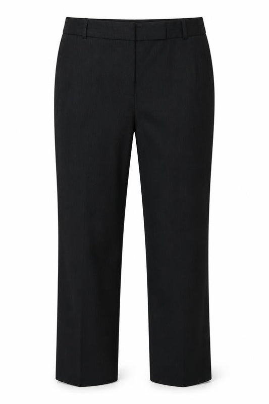 Womens UK Size 30 in Brook Taverner Regular Fit Dress Pants Black Trousers