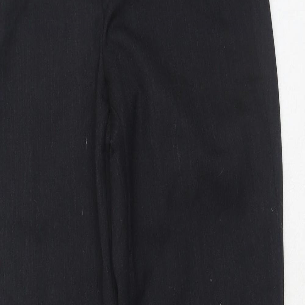 Brook Taverner Womens Black Polyester Dress Pants Trousers Size 30 in Regular Hook & Eye
