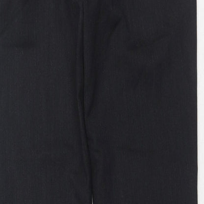 Brook Taverner Womens Black Polyester Dress Pants Trousers Size 30 in Regular Hook & Eye