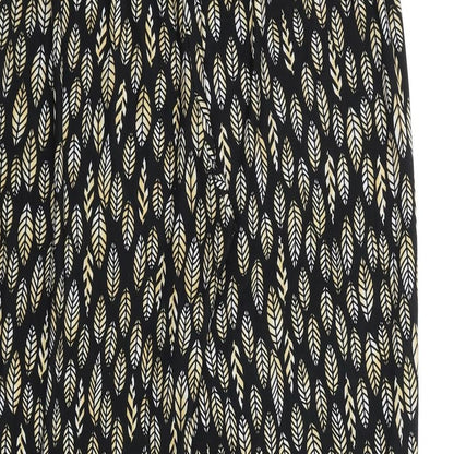 Womens UK Size M Preworn Regular Fit  Black Trousers