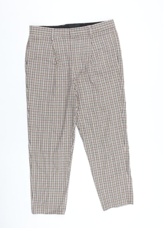 Womens UK Size 28 in ASOS Regular Fit Dress Pants Multicoloured Trousers