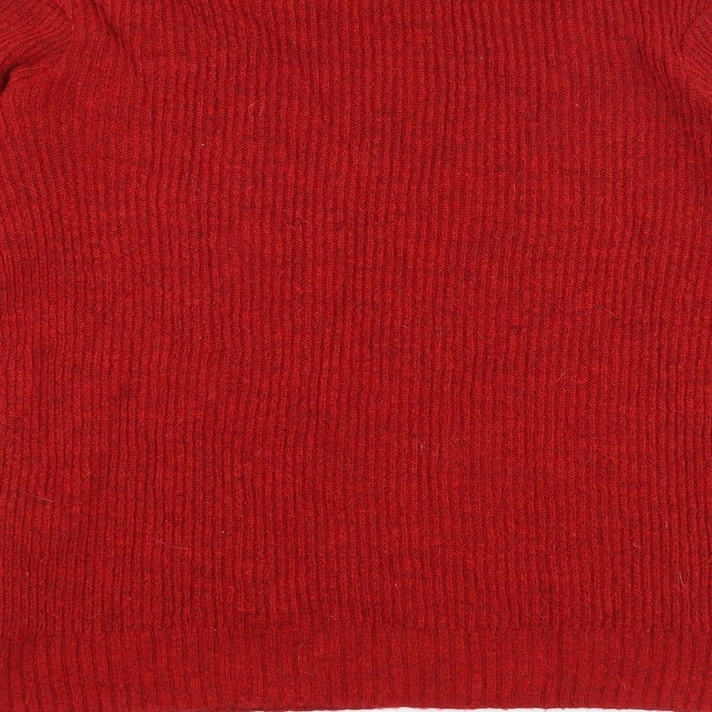 Primark Womens Purple Round Neck Acrylic Pullover Jumper Size M