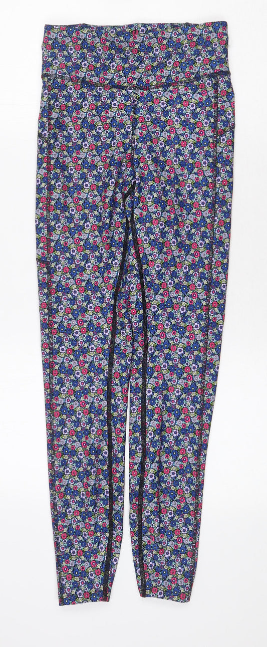 Womens UK Size 6 Marks and Spencer Regular Fit  Multicoloured Trousers