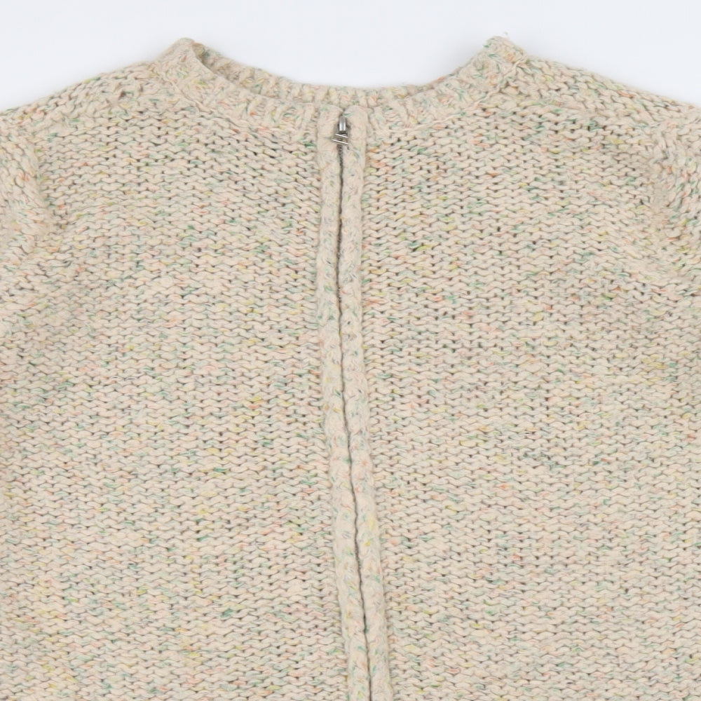 Womens UK Size 8 Topshop Multicoloured Full Zip Jumper