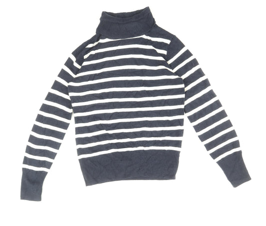 Womens UK Size 6 Marks and Spencer Blue Pullover Jumper
