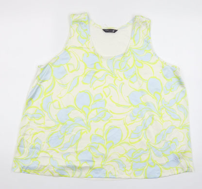 Womens UK Size 18 Marks and Spencer White Basic Tank