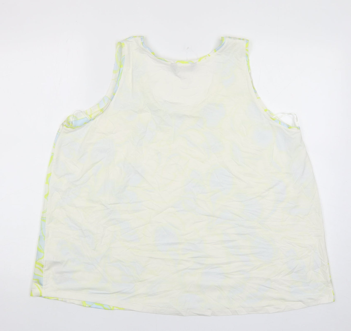 Womens UK Size 18 Marks and Spencer White Basic Tank