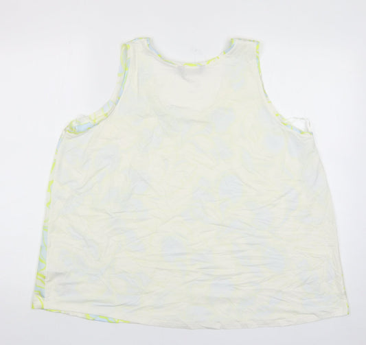 Womens UK Size 18 Marks and Spencer White Basic Tank