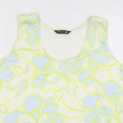 Womens UK Size 18 Marks and Spencer White Basic Tank