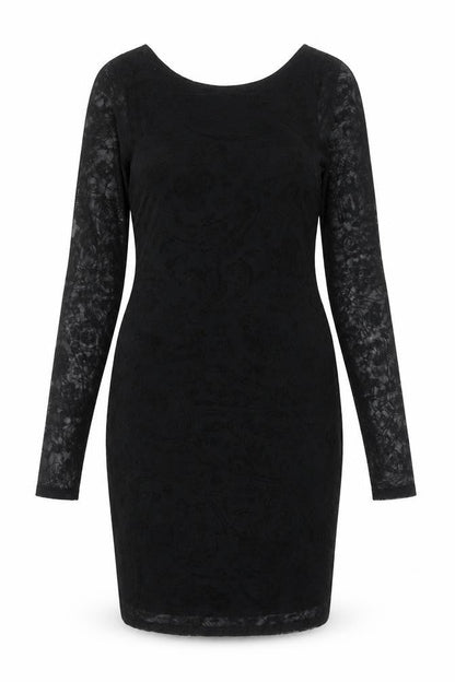 Boohoo Womens Black Polyester Sheath Size 10 Boat Neck Pullover
