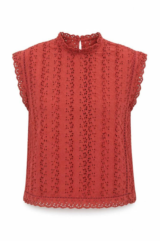 Womens UK Size 8 Primark Orange Basic Blouse