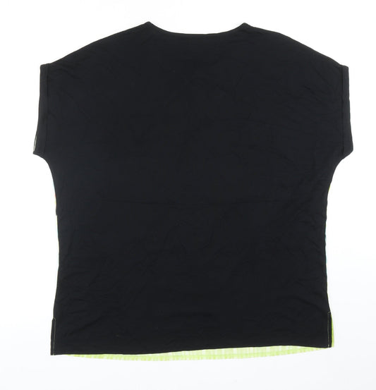 TU Womens Multicoloured Viscose Basic T-Shirt Size 18 Round Neck