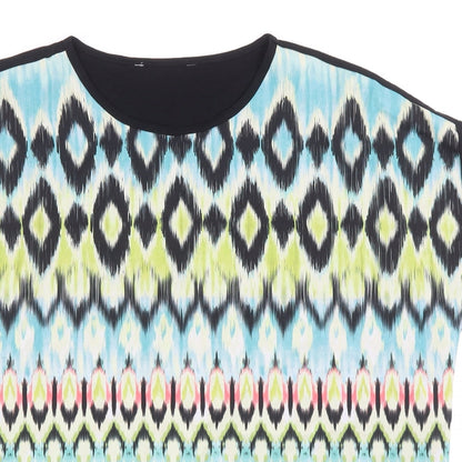 TU Womens Multicoloured Viscose Basic T-Shirt Size 18 Round Neck