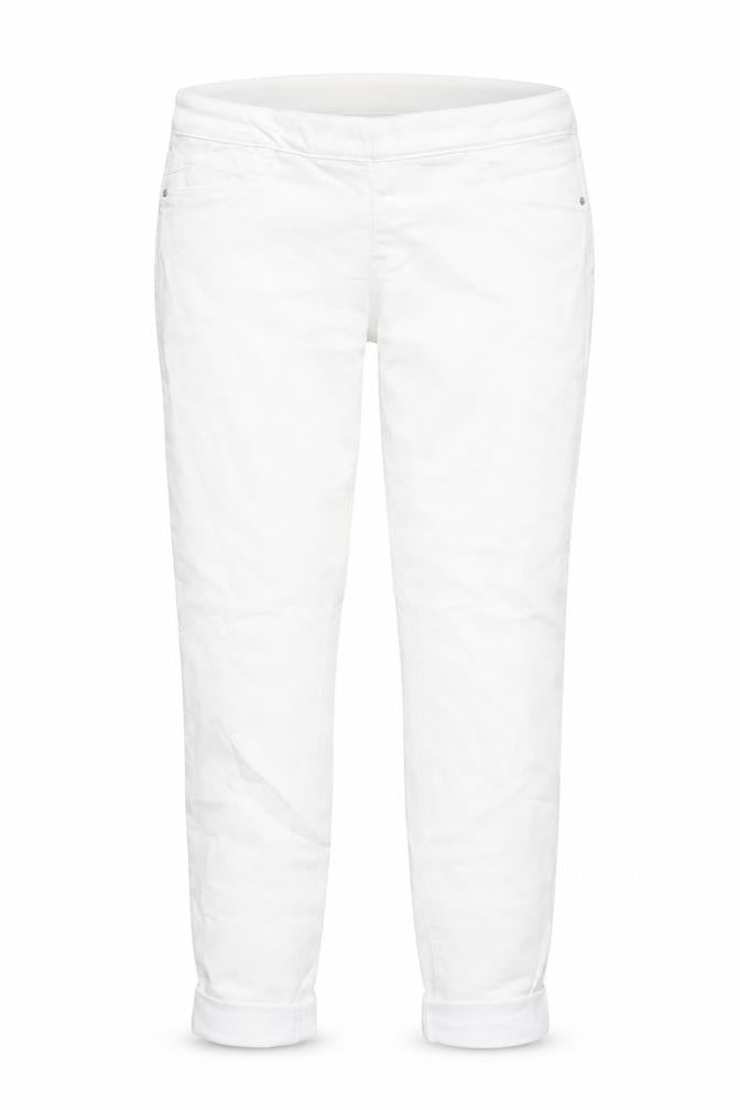 Womens UK Size 12 Denim & Co. Regular Fit Skinny White Jeans