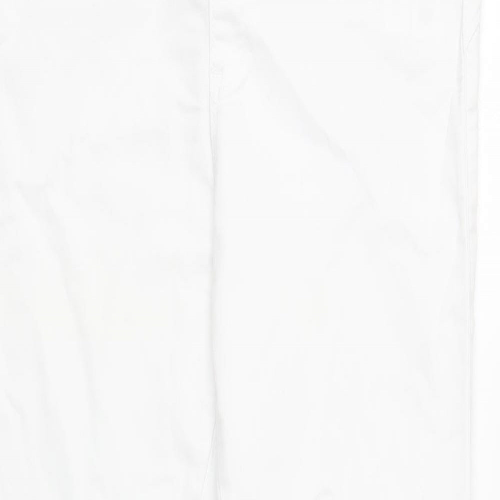 Denim & Co. Womens White Cotton Skinny Jeans Size 12 Regular