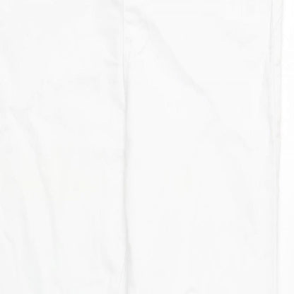 Denim & Co. Womens White Cotton Skinny Jeans Size 12 Regular