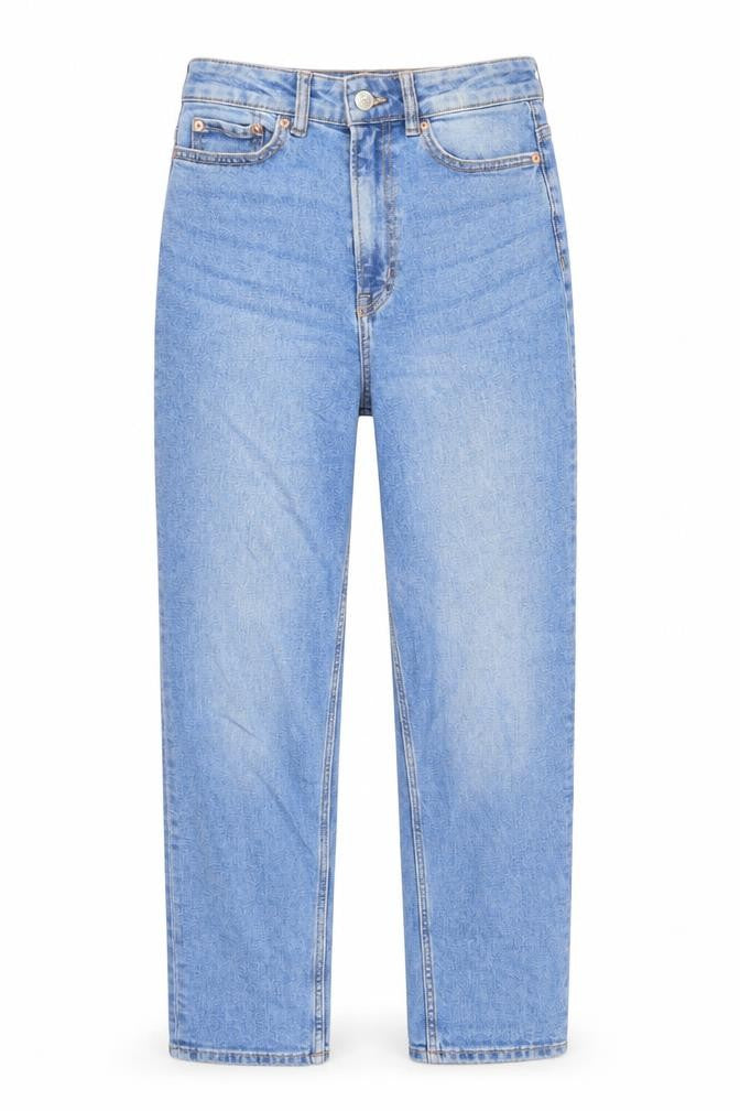Womens UK Size 6 Divided Regular Fit Straight Blue Jeans