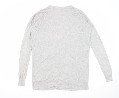 Womens UK Size 8 NEXT Grey Cardigan Jumper