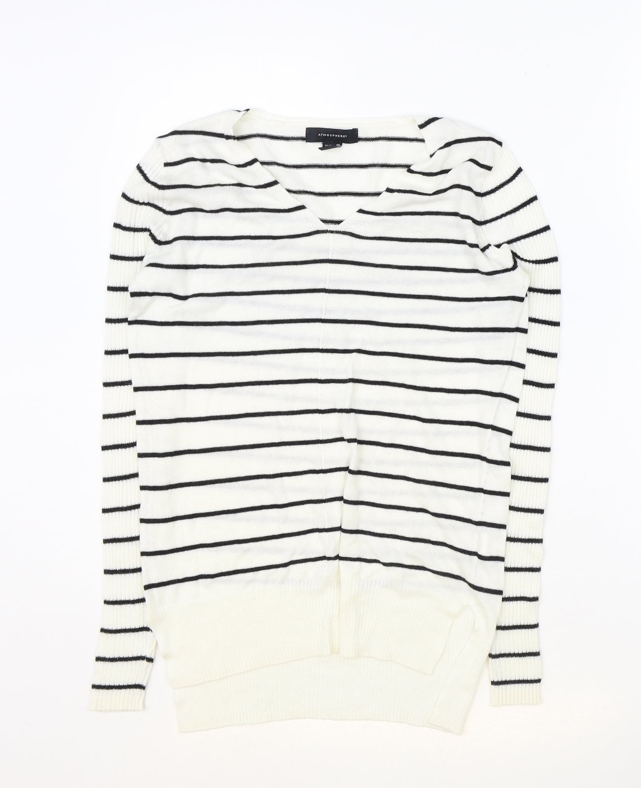 Womens UK Size 4 Atmosphere Ivory Pullover Jumper