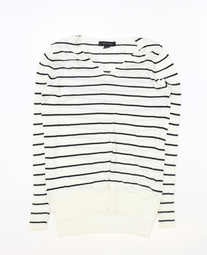 Womens UK Size 4 Atmosphere Ivory Pullover Jumper