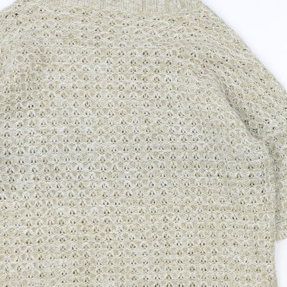 Womens UK Size 6 Atmosphere Brown Cardigan Jumper
