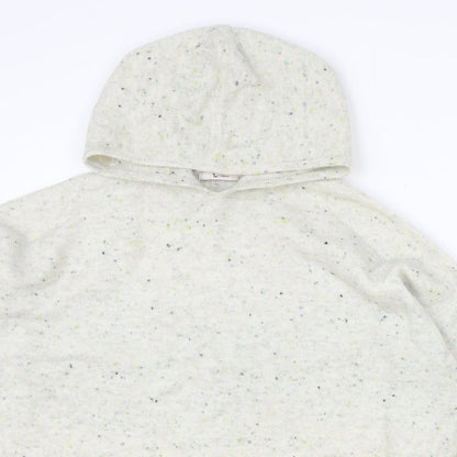 TU Womens Grey Round Neck Acrylic Pullover Jumper Size L