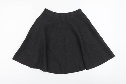 Atmosphere Womens Grey Acrylic Swing Skirt Size 8