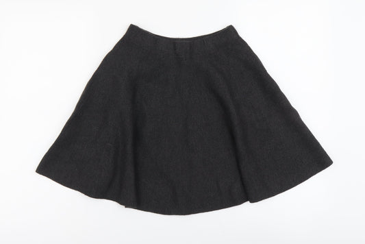 Atmosphere Womens Grey Acrylic Swing Skirt Size 8