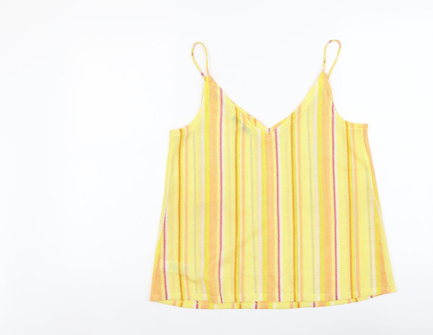 Womens UK Size 12 NEXT Yellow Camisole Tank