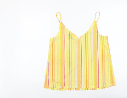 Womens UK Size 12 NEXT Yellow Camisole Tank