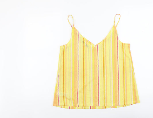 Womens UK Size 12 NEXT Yellow Camisole Tank