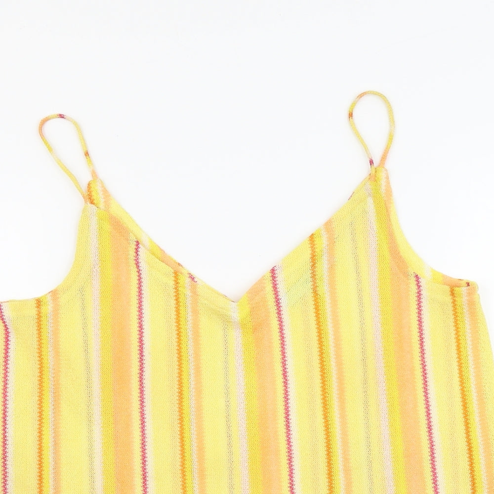 Womens UK Size 12 NEXT Yellow Camisole Tank